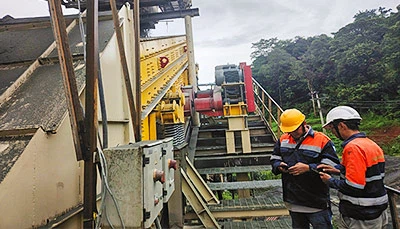 EXCT og indonesisk agent udfører opfølgning-besøg til Qua...