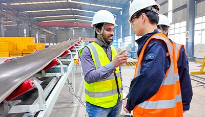 April Levering af Bangladesh Cement Plant Conveying Syste...