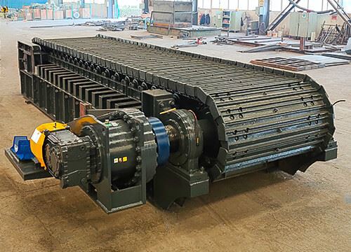 Tilpasset forklædeføder, der bruges til kul / minig / kobbermalm / gips / ler